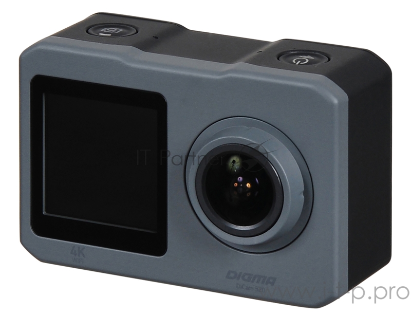 Экшн-камера Digma DiCam 520 серый