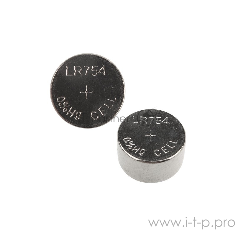 Батарейка LR48, AG5, LR754, G5, 193, GP93A, 393, SR754W REXANT