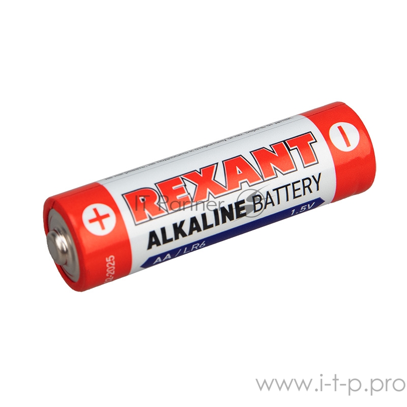 Алкалиновая батарейка AA/LR6 1,5 V 2 шт. блистер REXANT