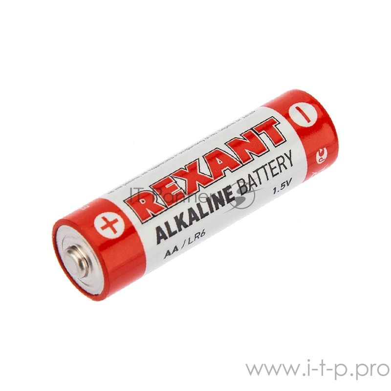 Алкалиновая батарейка AA/LR6 1,5 V 4 шт. блистер REXANT