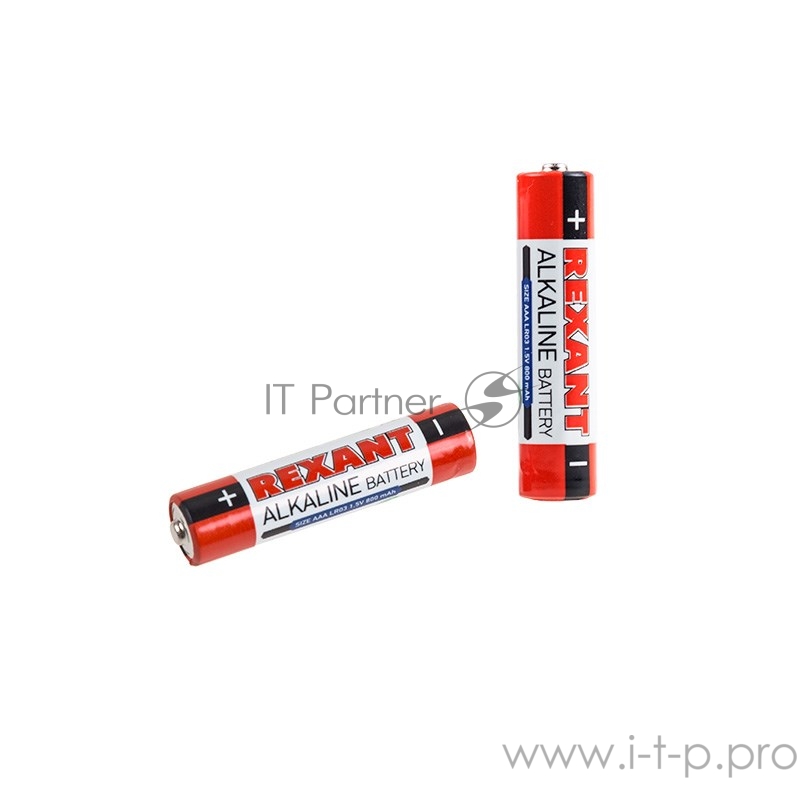 Алкалиновая батарейка AAA/LR03 1,5 V 12 шт. REXANT
