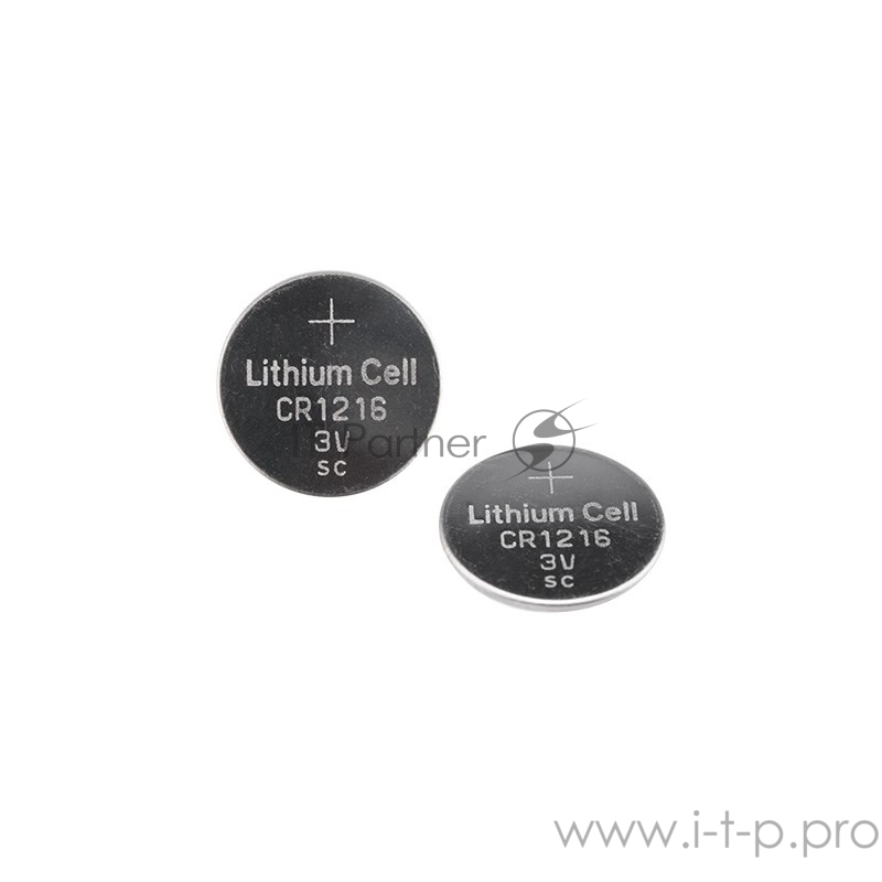 Литиевые батарейки CR1216 5 шт. 3 V 25 mAh блистер REXANT