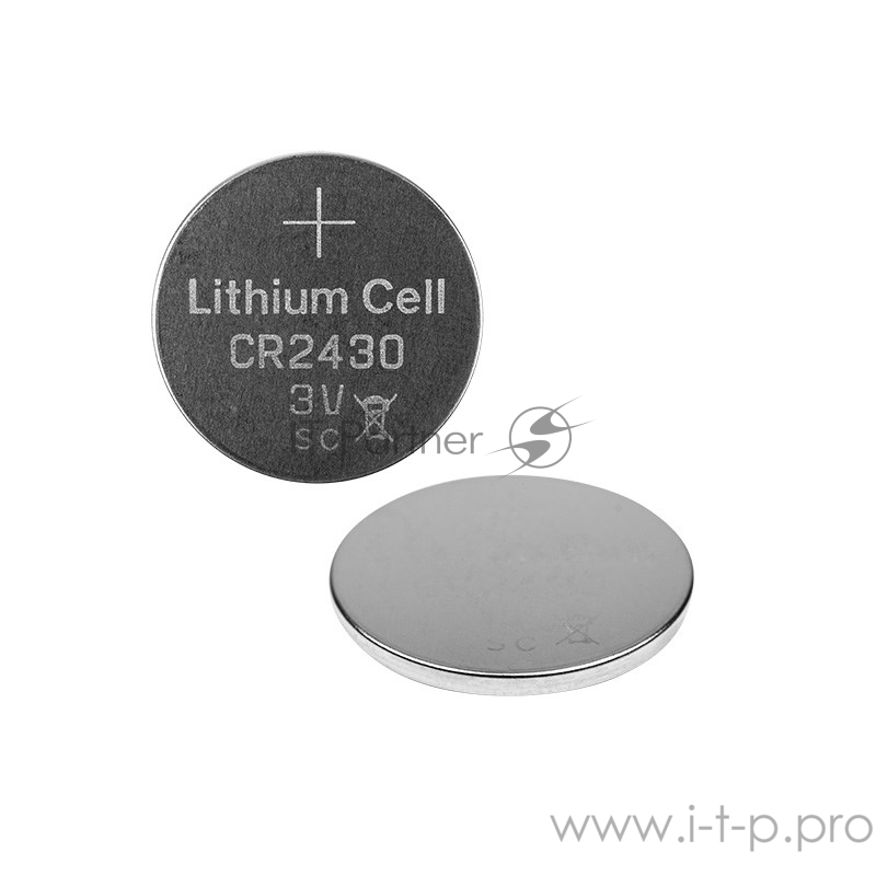 Литиевые батарейки CR2430 5 шт. 3 V 300 mAh блистер