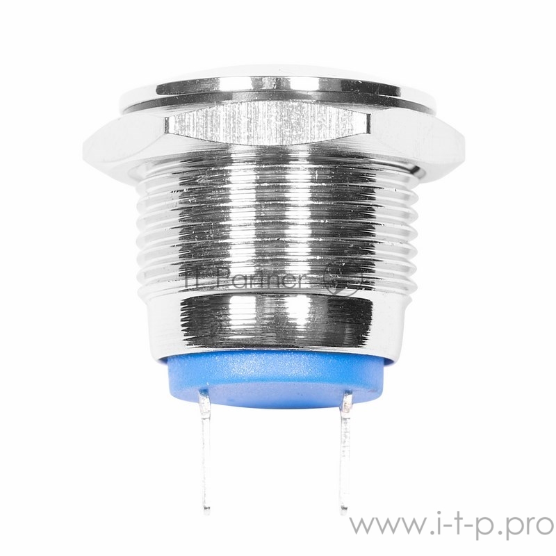 Индикатор металл Ø16 12В подсв/белая LED REXANT