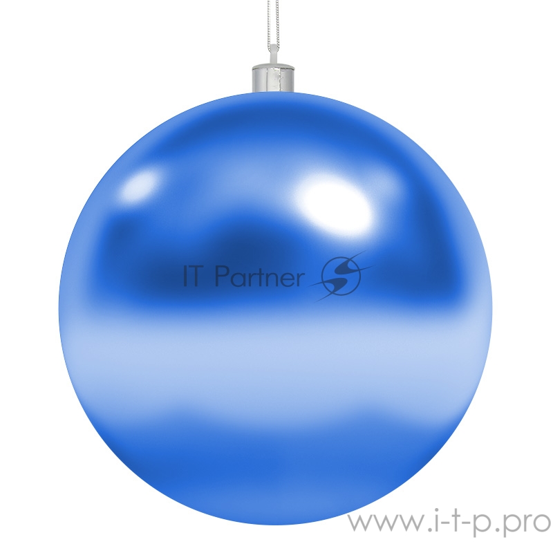 Елочная фигура «Шар» Ø 10 см, цвет синий глянцевый