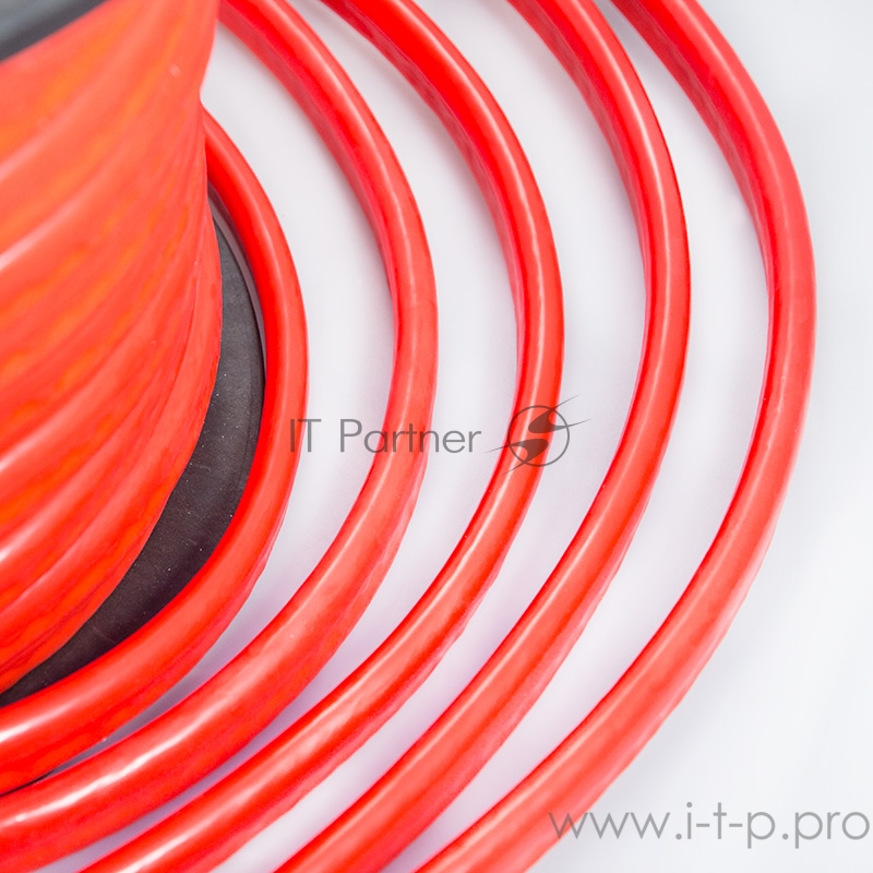 Гибкий Неон DIP 12x26мм - красный, оболочка красная, бухта 50м