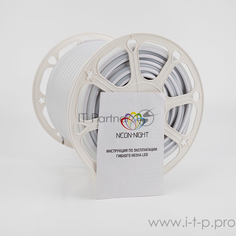 Гибкий неон LED SMD, форма – D, 16х16 мм, синий, 120 LED/м, бухта 50 м