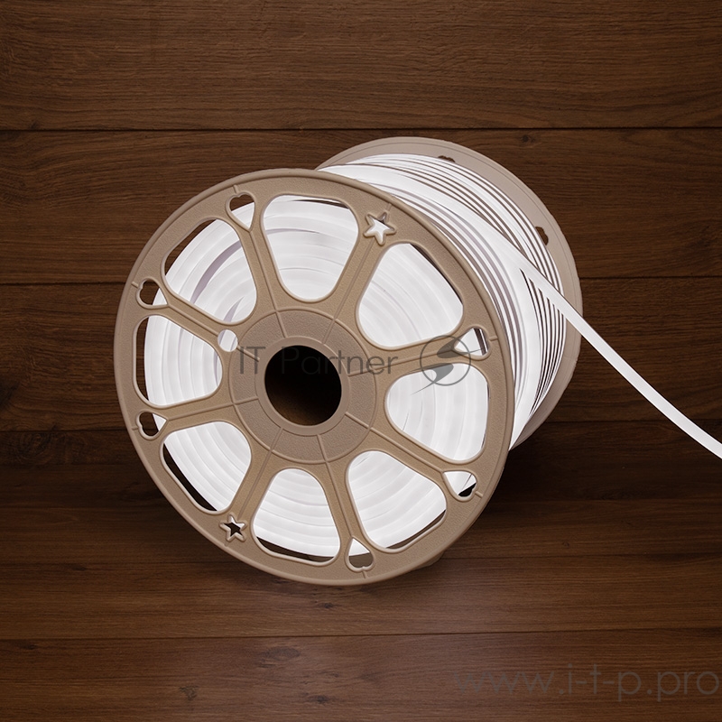 Гибкий неон LED SMD 8х16 мм, белый, 120 LED/м, бухта 100 м