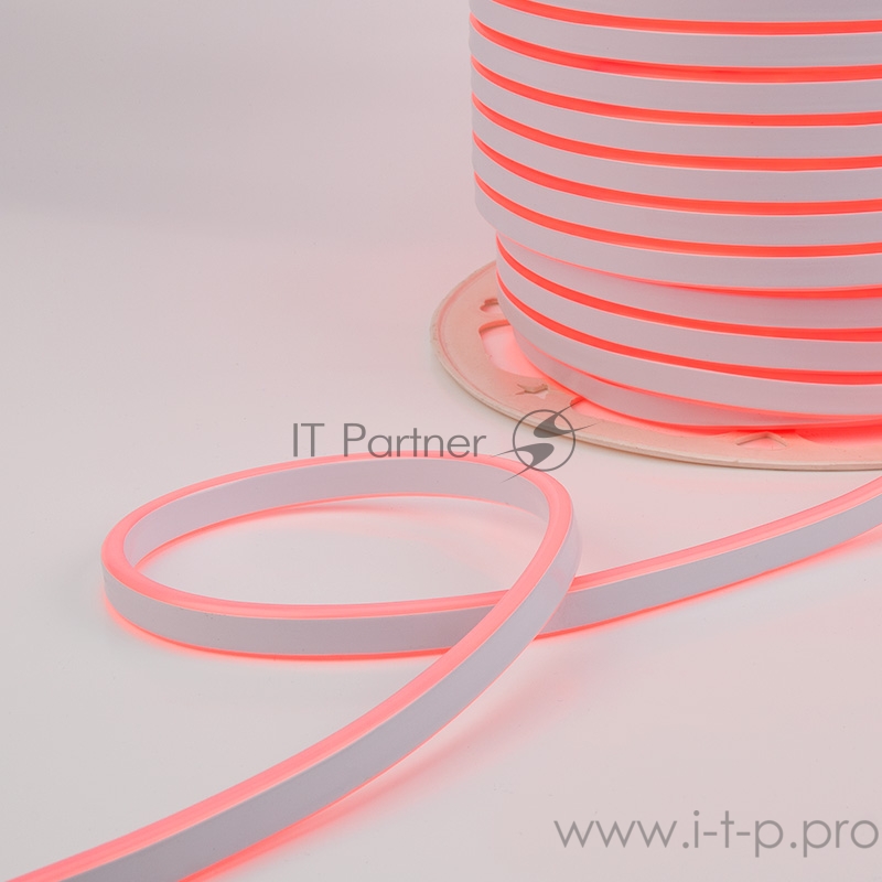 Гибкий неон LED SMD 8х16 мм, двухсторонний, красный, 120 LED/м, бухта 100 м