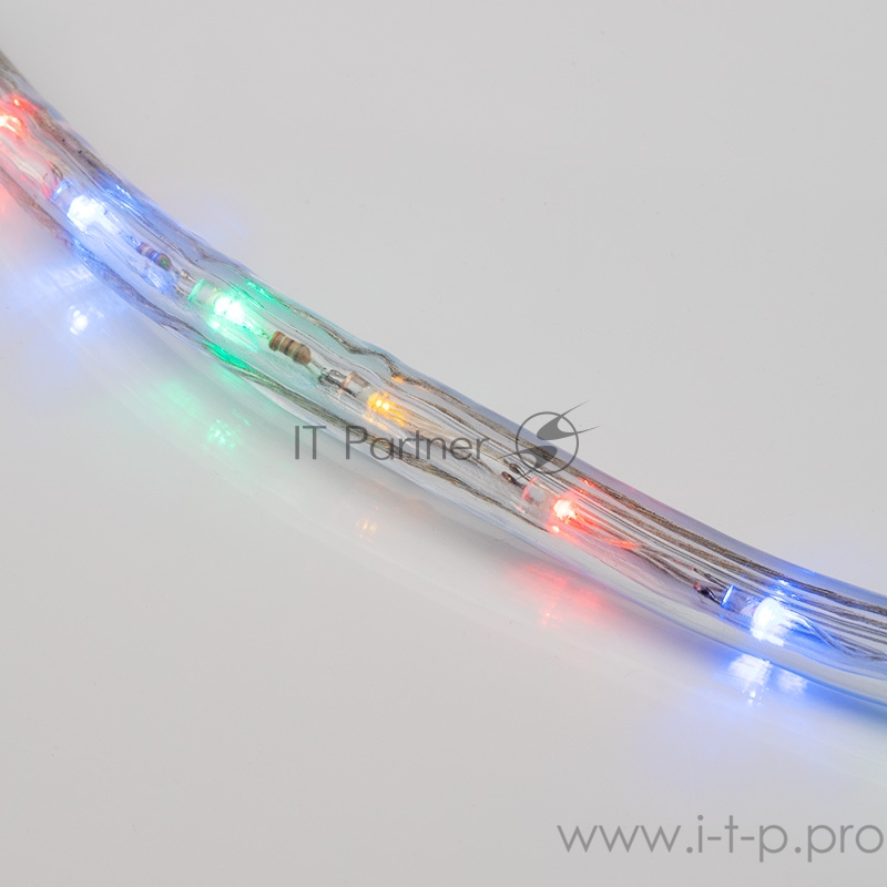 Дюралайт LED, свечение с динамикой (3W) - мульти (RYGB), 36 LED/м, бухта 100м