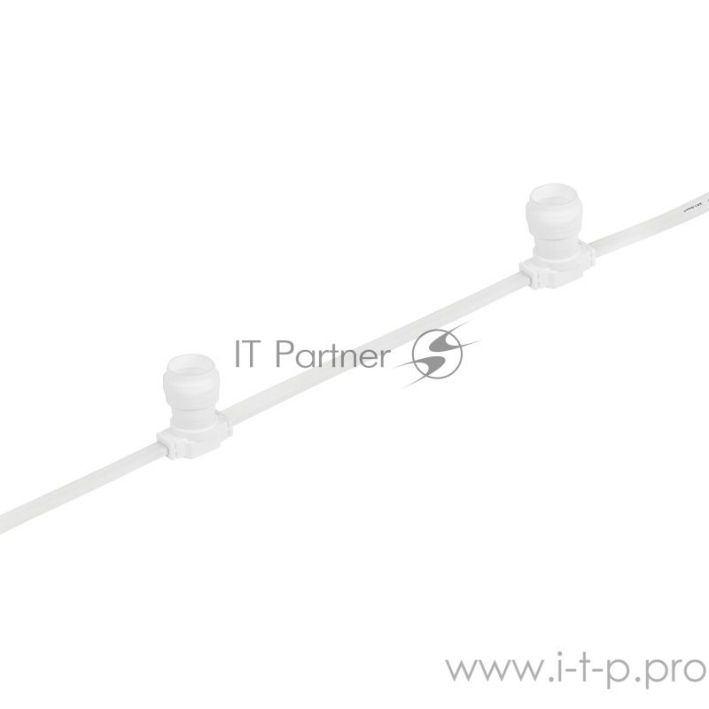 Belt-Light 2 жилы шаг 40 см патроны e27 влагостойкая IP65 белый провод