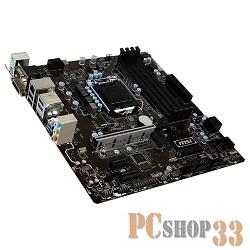 Материнская плата MSI B250M PRO-VDH RTL{LGA1151 ,B250 4xDDR4-2133 PCI-Ex16 HDMI/DVI/DSub 8ch 6xSATA3 M2 4xUSB3 GLAN mATX}