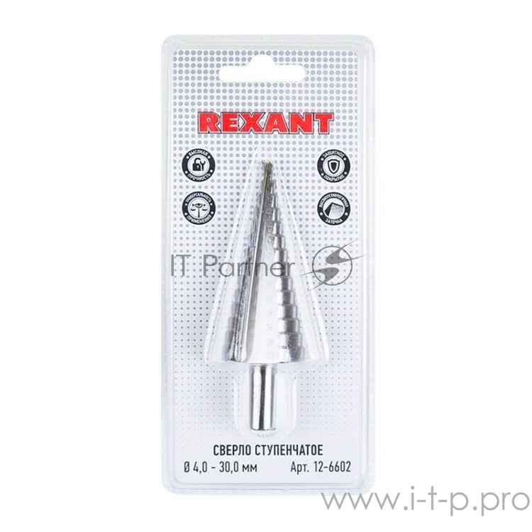 REXANT Сверло по жести ступенчатое 12-6602