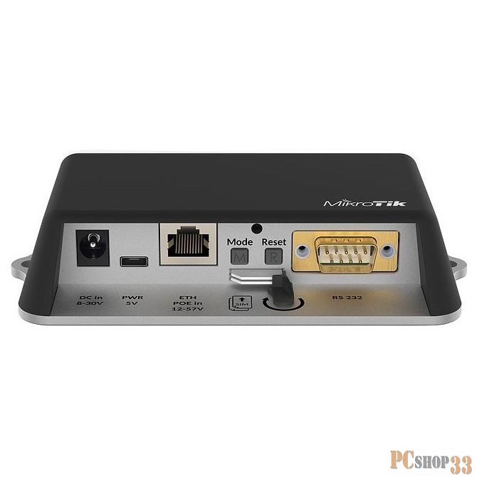 Сетевое оборудование MikroTik LtAP mini Точка доступа для транспорта, 2.4 ГГц (b/g/n), GPS, 1x miniPCIe