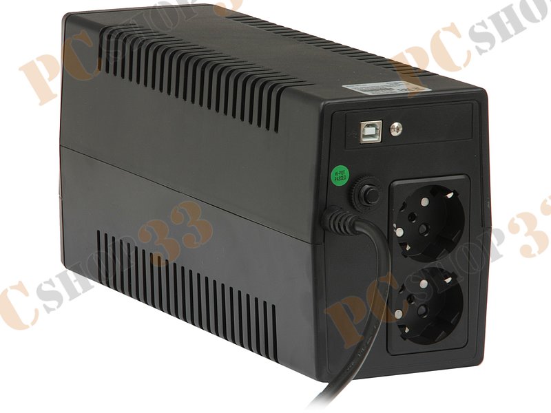 ИБП (UPS) 650ВА FSP DPV 650 PPF3601901, черный (USB)