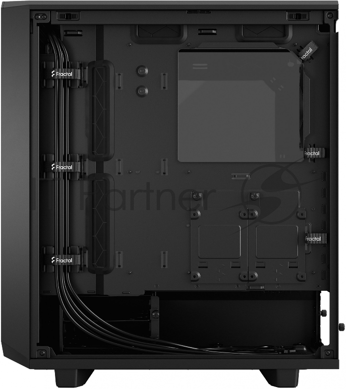Корпус Fractal Design MESHIFY 2 COMPACT BLACK - TG / ATX, TG / 2x140mm & 1x120mm fans inc. / FD-C-MES2C-03