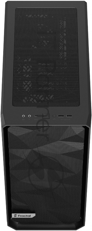 Корпус Fractal Design MESHIFY 2 COMPACT BLACK / ATX / 2x140mm & 1x120mm fans inc. / FD-C-MES2C-01