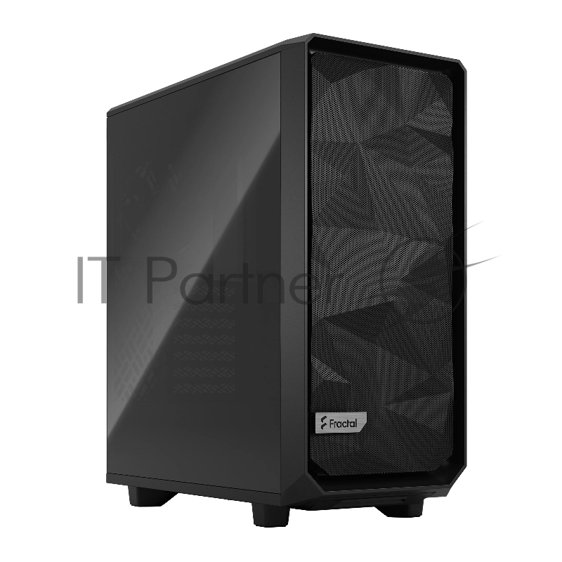 Корпус Fractal Design MESHIFY 2 COMPACT BLACK - DARK TG / ATX, TG / 2x140mm & 1x120mm fans inc. / FD-C-MES2C-02