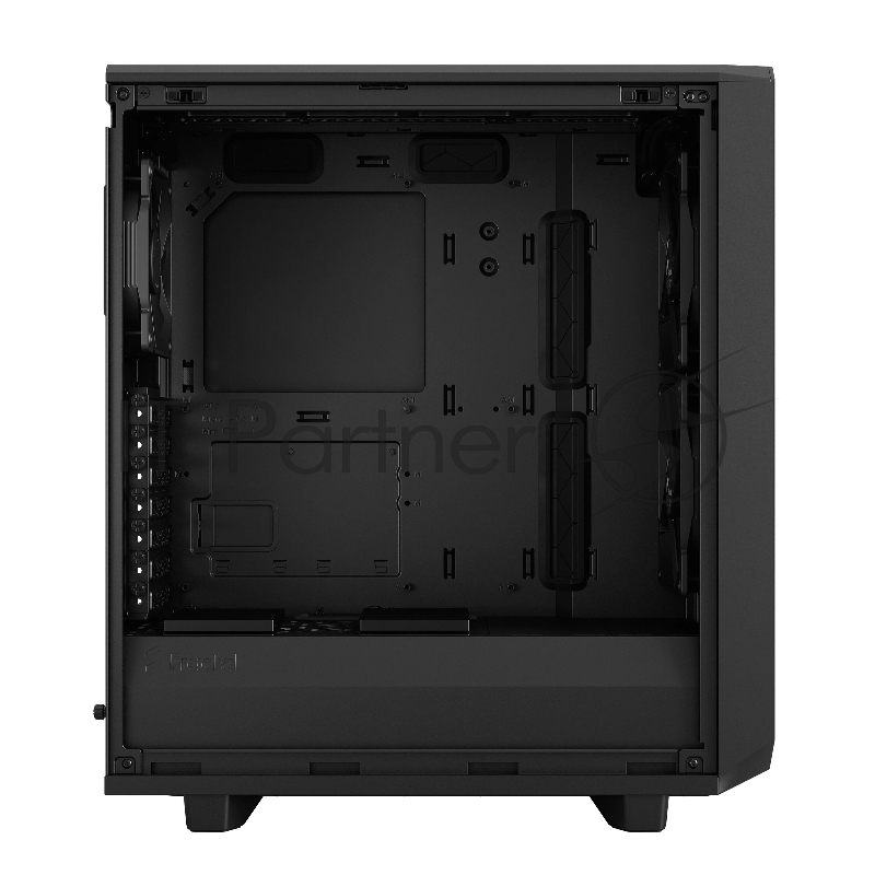 Корпус Fractal Design MESHIFY 2 COMPACT BLACK - DARK TG / ATX, TG / 2x140mm & 1x120mm fans inc. / FD-C-MES2C-02