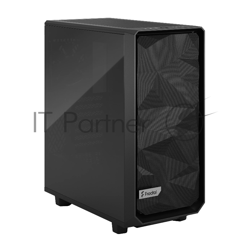 Корпус Fractal Design MESHIFY 2 COMPACT BLACK - DARK TG / ATX, TG / 2x140mm & 1x120mm fans inc. / FD-C-MES2C-02
