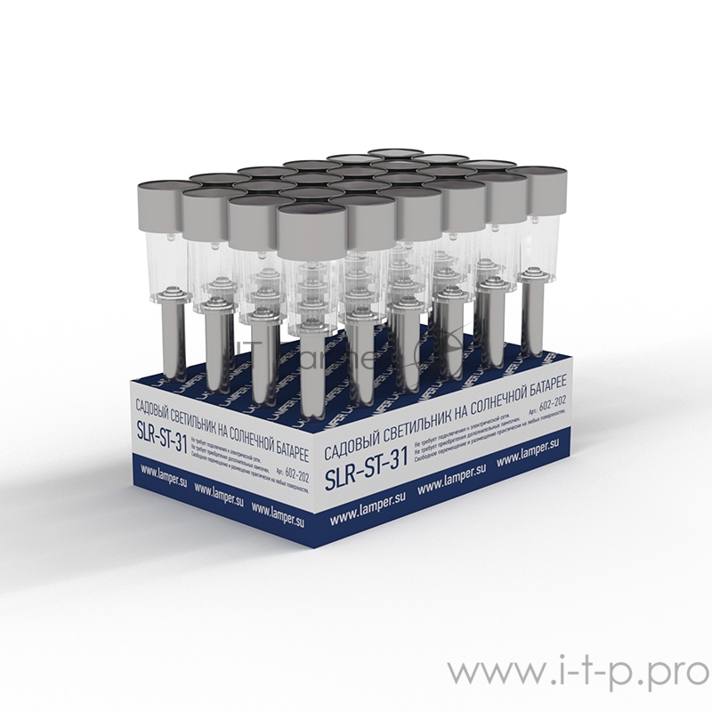 Садовый светильник на солнечной батарее (SLR-ST-31) LAMPER