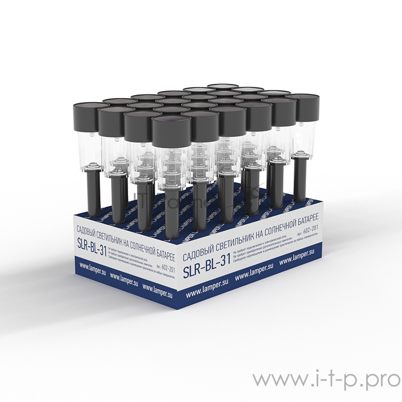 Садовый светильник на солнечной батарее (SLR-BL-31) LAMPER