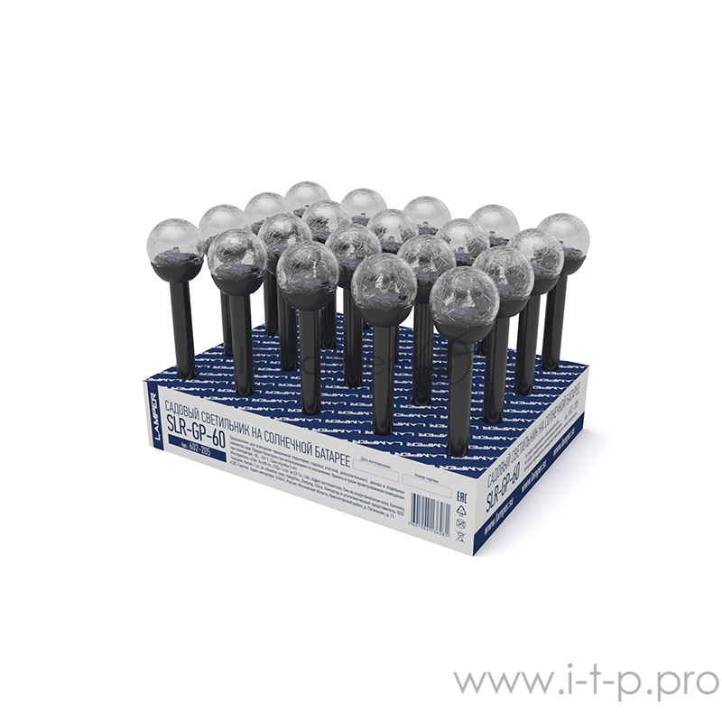 Садовый светильник на солнечной батарее (SLR-GP-60) LAMPER