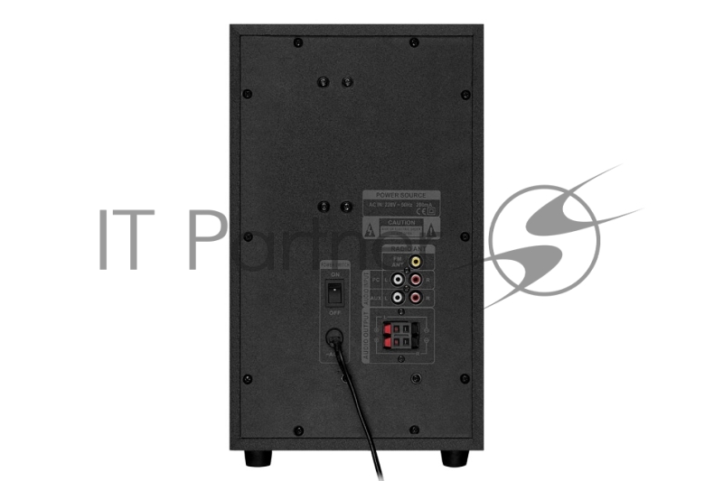 Колонки SVEN MS-2100, черный {2.1, 50Вт+2х15Вт, FM-тюнер, USB/SD, дисплей, ПДУ}