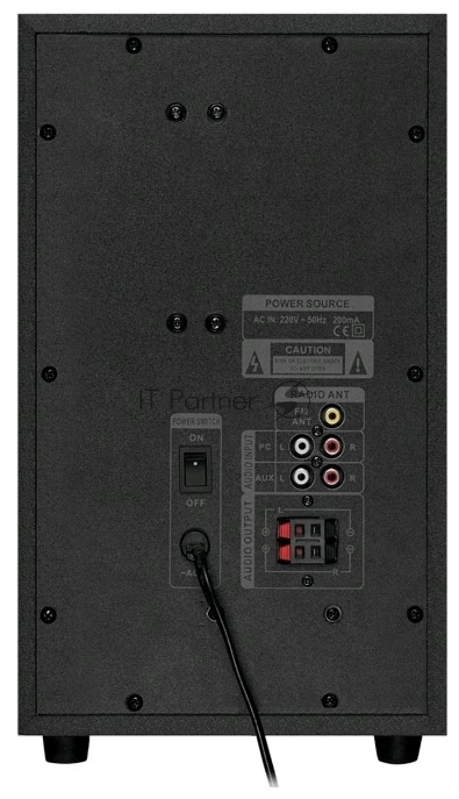 Колонки SVEN MS-2100, черный {2.1, 50Вт+2х15Вт, FM-тюнер, USB/SD, дисплей, ПДУ}