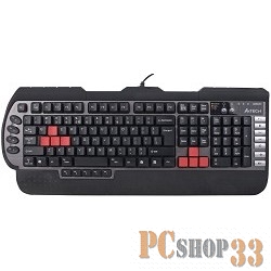Клавиатура Keyboard A4Tech G800(MU), PS/2 (чёрная) 89009