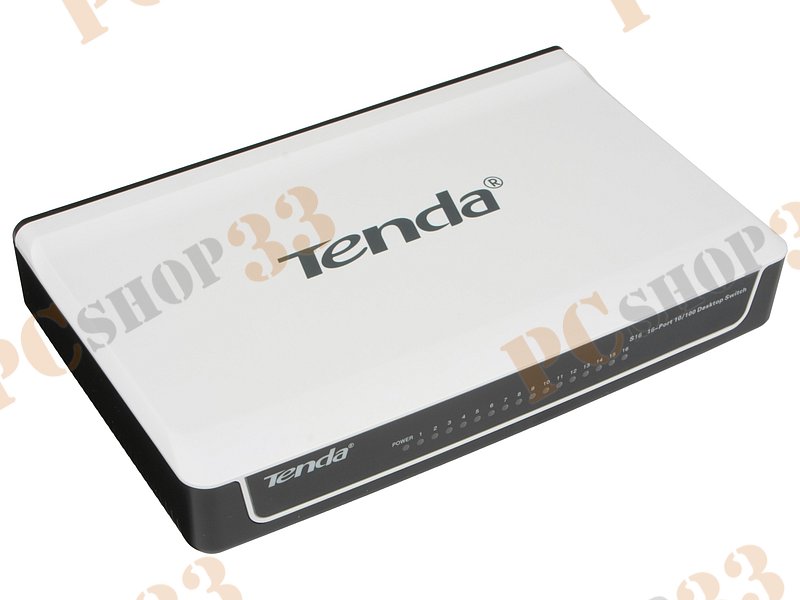 Коммутатор Tenda S16 16 портов 100Мбит/сек.