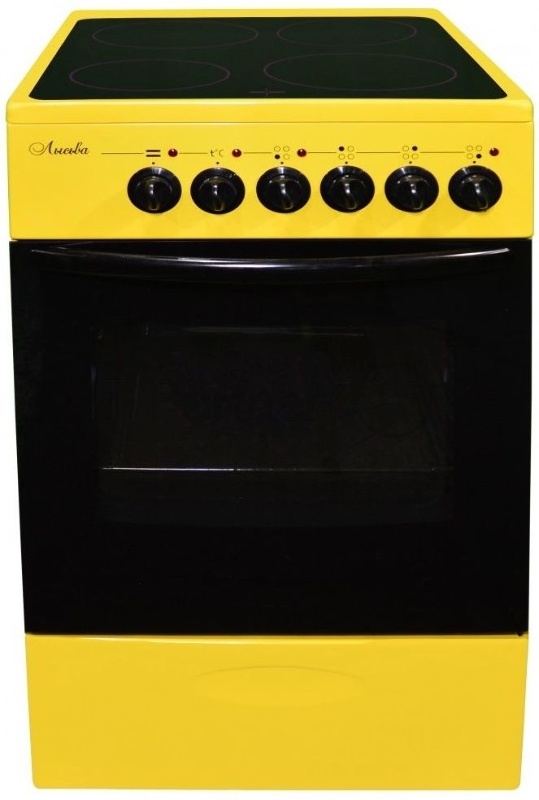 Плита Электрическая Лысьва EF4011MK00 желтый (без крышки)