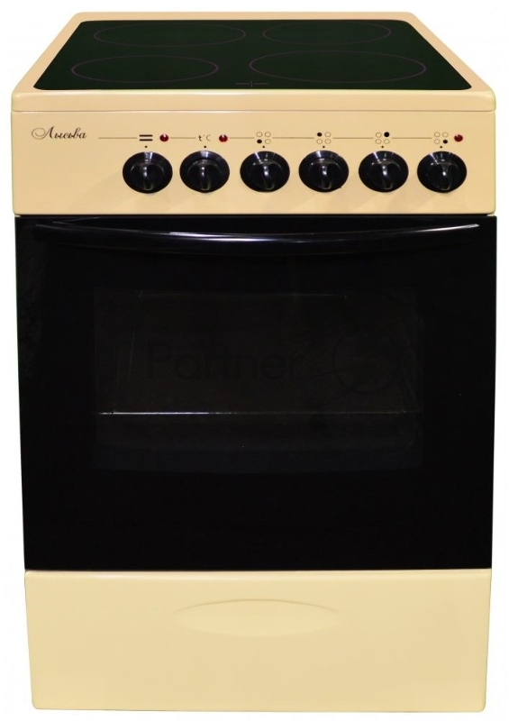 Плита Электрическая Лысьва EF4011MK00 кремовый (без крышки)