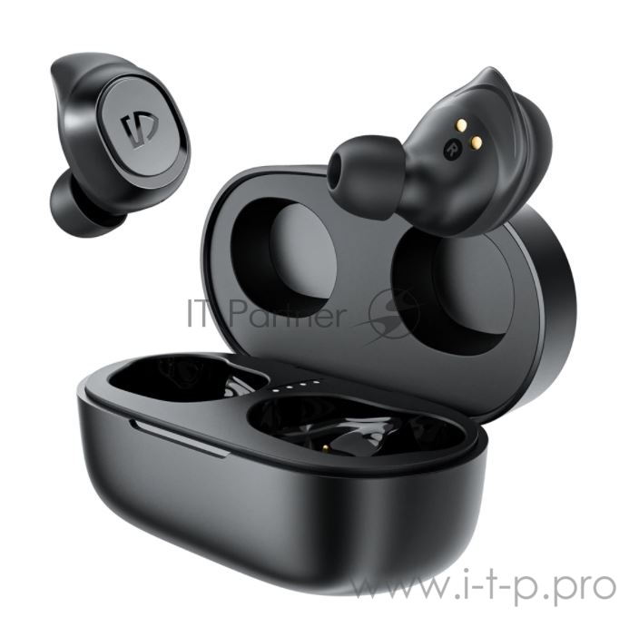 Наушники SoundPEATS TWS TrueFree2 RTLVHC8763, Bluetooth 5.0, 380мАч,d6.0мм, IPX4,черный