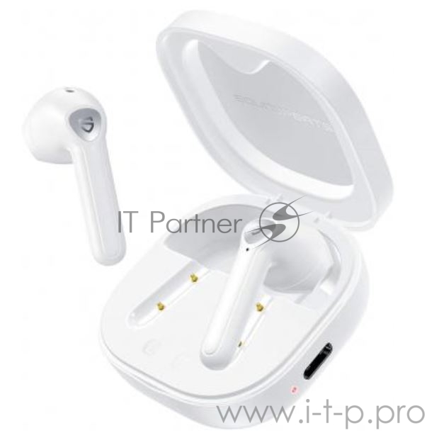 Наушники SoundPEATS TWS TrueAir2 QCC3040, Bluetooth 5.0, 300мАч,d14.2мм, IPX5, белый