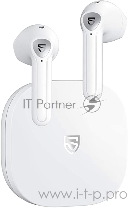 Наушники SoundPEATS TWS TrueAir2 QCC3040, Bluetooth 5.0, 300мАч,d14.2мм, IPX5, белый