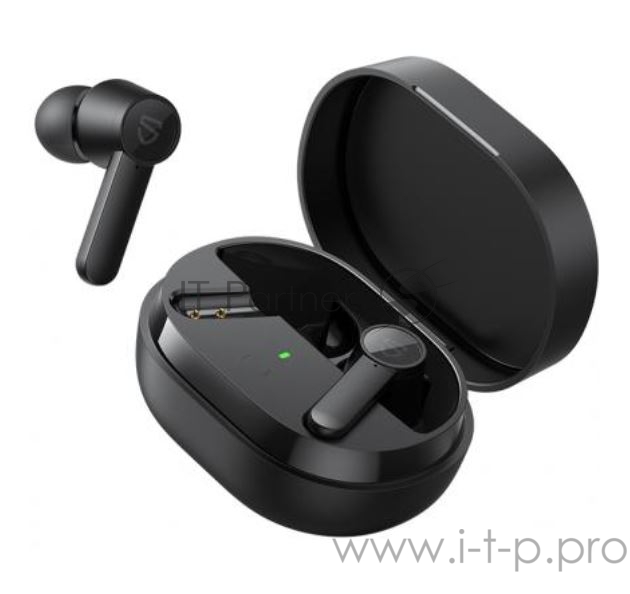 Наушники SoundPEATS TWS Q, AB1532, Bluetooth 5.0, 300мАч,d10мм, IPX5, черный
