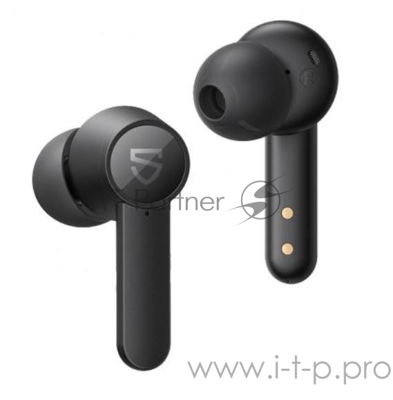 Наушники SoundPEATS TWS Q, AB1532, Bluetooth 5.0, 300мАч,d10мм, IPX5, черный