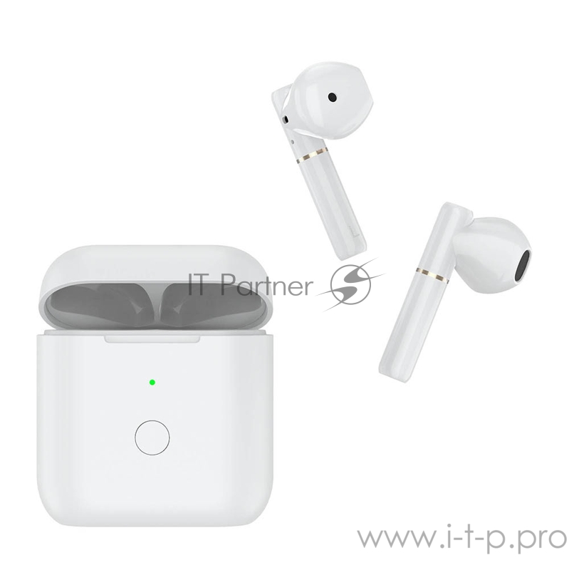 Наушники Hiper TWS SARMA Bluetooth 5.1 гарнитура Li-Pol 2x35mAh+380mAh, белый