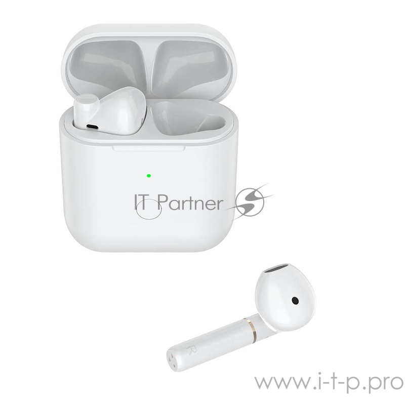 Наушники Hiper TWS SARMA Bluetooth 5.1 гарнитура Li-Pol 2x35mAh+380mAh, белый