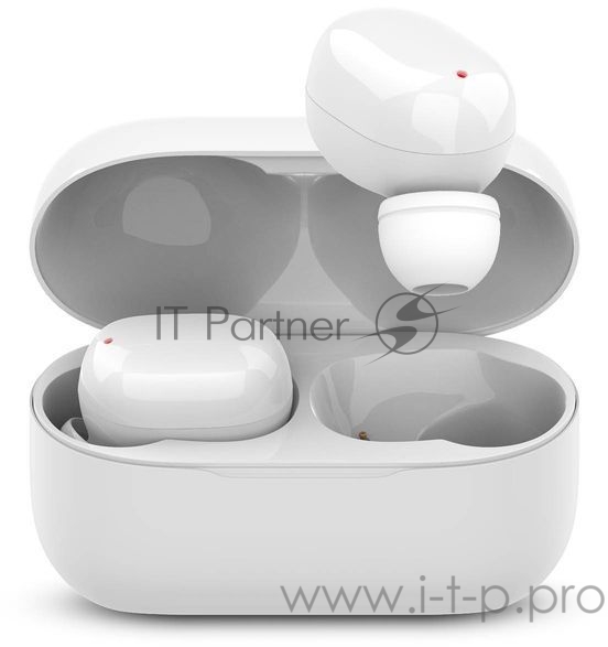 Наушники Hiper TWS SAMUN White Bluetooth 5.0 гарнитура Li-Pol 2x40mAh+300mAh, белый