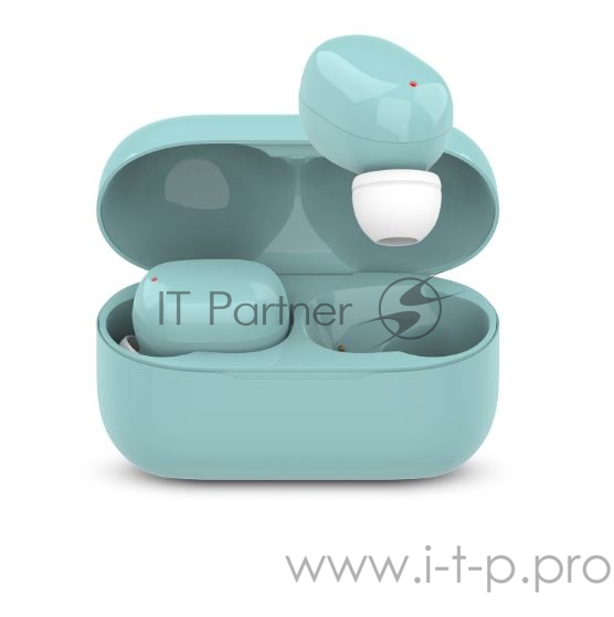 Наушники Hiper TWS SAMUN Blue Bluetooth 5.0 гарнитура Li-Pol 2x40mAh+300mAh, голубой