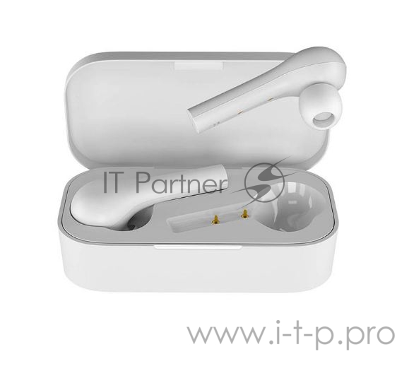 Наушники Hiper TWS PULL White Bluetooth 5.0 гарнитура Li-Pol 2x40mAh+400mAh, белый