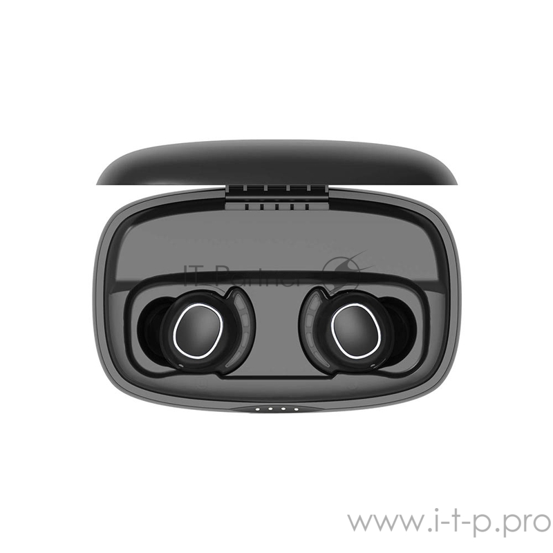 Наушники Hiper TWS CROSS V2 Bluetooth 5.0 гарнитура Li-Pol 2x35mAh+2600mAh, черный