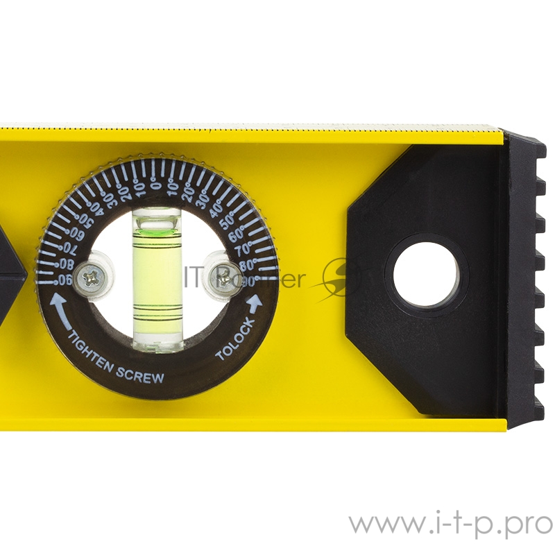 Уровень алюминиевый «Рельс», 1500 мм, 3 глазка (1 поворотный) PROconnect