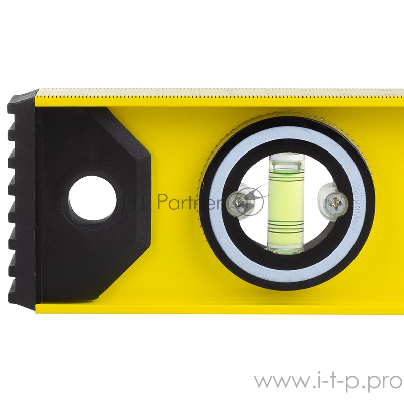 Уровень алюминиевый «Рельс», 800 мм, 3 глазка (1 поворотный) PROconnect