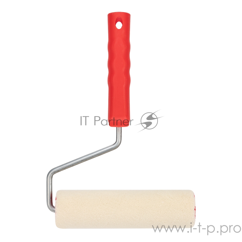 Валик велюр, ворс 5 мм, ширина ролика 180 мм, Ø 42 мм, бюгель 8 мм серия «Мастер» REXANT