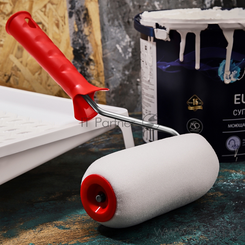 Валик вспененный пенополиуретан, ширина ролика 140 мм, Ø 42 мм, бюгель 6 мм REXANT