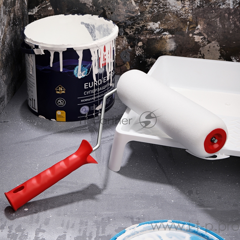 Валик вспененный пенополиуретан, ширина ролика 240 мм, Ø 42 мм, бюгель 6 мм REXANT