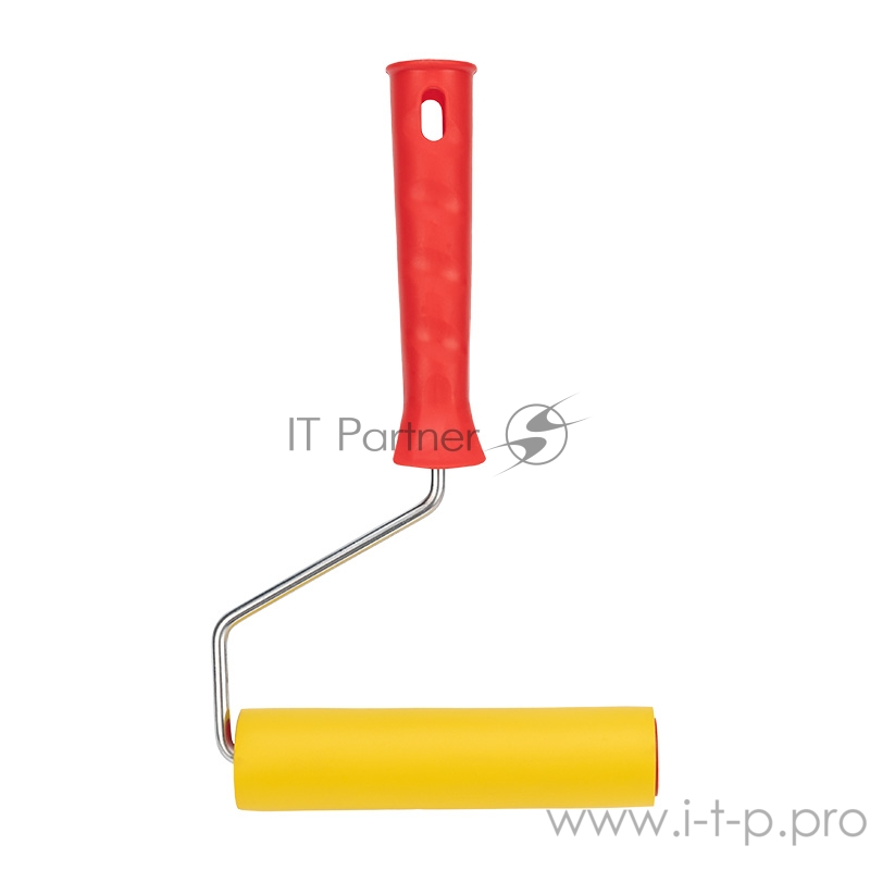 Валик для прикатки обоев резиновый, ширина ролика 150 мм, ручка 6 мм REXANT